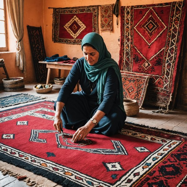 Où participer à un atelier de fabrication de tapis berbères au Maroc?