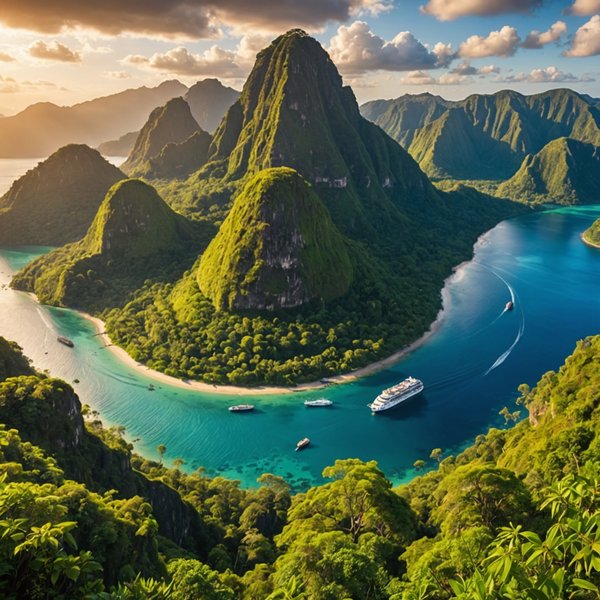 Quelles croisières offrent des excursions pour découvrir les parcs nationaux en Indonésie?