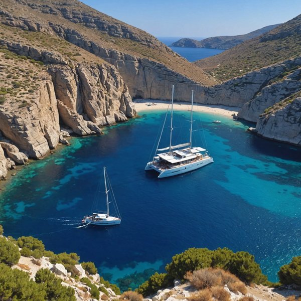 Comment organiser une croisière en catamaran autour des îles des Cyclades en Grèce : itinéraires et équipements ?