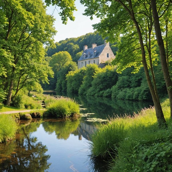 Où séjourner en Bretagne pour des vacances avec des ateliers de broderie et des balades en forêt ?